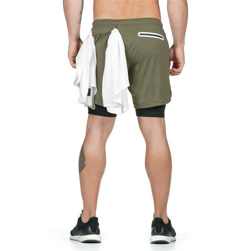 Pantalones cortos deportivos de secado rápido para hombre, Shorts para correr, para entrenamiento de fútbol y atletismo