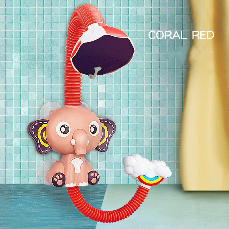 Bath ของเล่นเด็กของเล่นเกมช้างชุดก๊อกน้ำไฟฟ้าน้ำสเปรย์ของเล่นสำหรับเด็กว่ายน้ำห้องน้ำของเ...