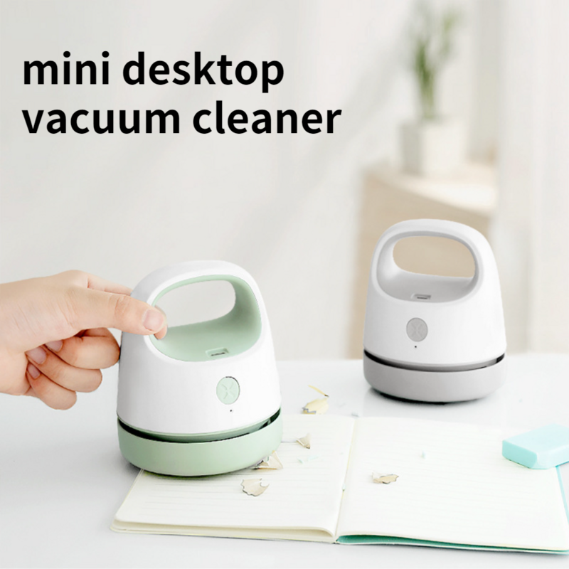 Mini Vacuum Cleaner Wireless Desktop Car Keyboard Dust Hair Suction Removal Handheld Portable USB Charging Small Vacuum Cleaner
