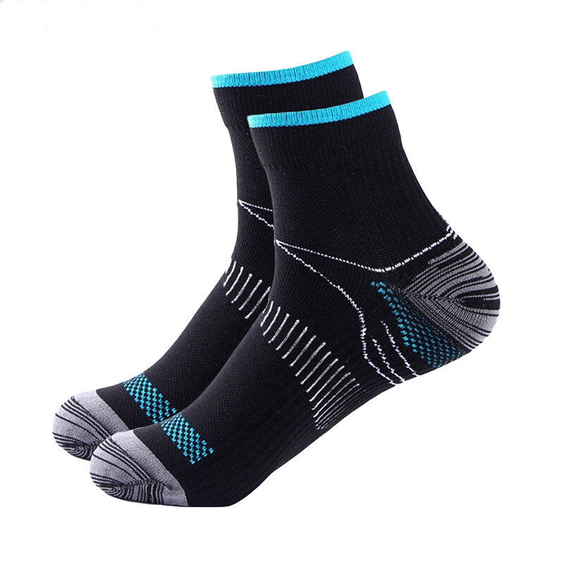 Подошвенные Компрессионные носки, Компрессионные носки, поглощающие пот, дезодорант, спортивные носки с давлением