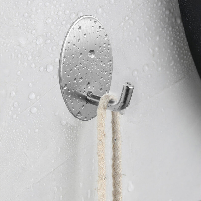 1/5/10/20/50 Pcs Robe Wall Hook Waterproof Oilproof Self Adhesive Seamless Hanging Hook for Kitchen Bathroom Office Towel Hook
