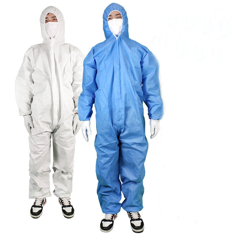 Protective Clothing Disposable Waterproof Oil-Resistant Work Safety Clothing For Spary Painting Decorating Clothes Overall Suit