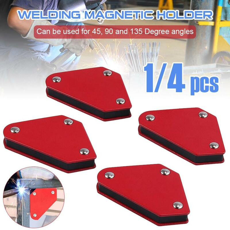 4PCS/Set 9LB Angle Soldering Locator Welder Welding Holder Tool Welding Magnetic Holder Magnetic Magnet Corner Arrows