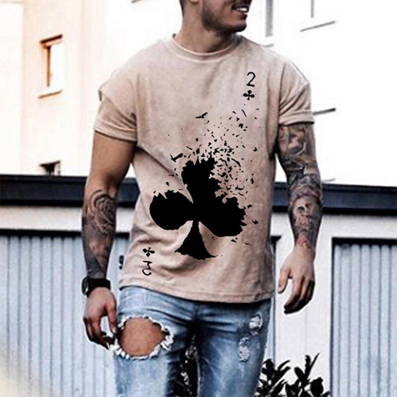 Nowe letnie męskie koszulki ponadgabarytowe hip-hopowe koszulki z krótkim rękawem Harajuku 3D drukowane T-shirt męski O-Neck pulowerowe topy футболка мужская