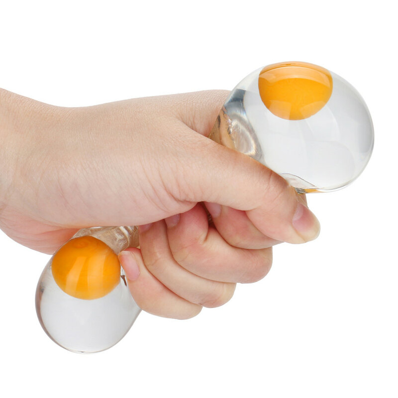 Zabawki antystresowe Funky Egg Splat Ball gniotki Stress Relief jaja żółtko piłki dla dzieci nowe zabawki nowość piłeczka antystresowa