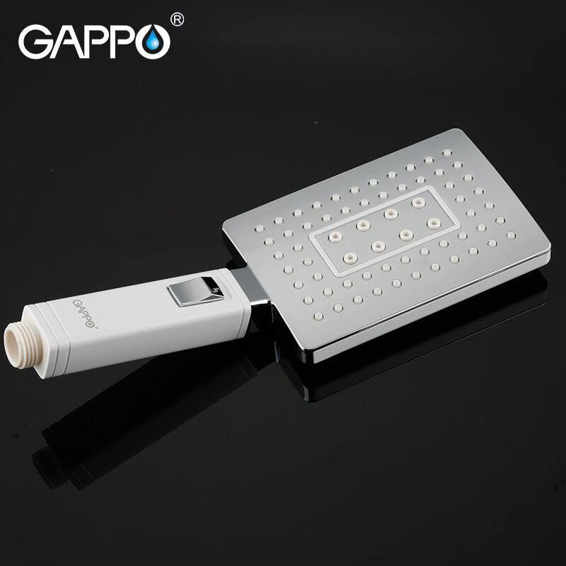 GAPPO-Sistema de ducha para baño, ducha de masaje montada en la pared, cabezal de ducha cromado pulido, mezclador de baño de lluvia