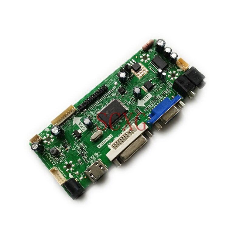 VGA DVI Hmi-kompatibel 1280*1024 LVDS 30-Pin Layar LCD Cocok M190EG01/M190EG02/MT190EN02 4CCFL DIY Kit M. Kartu Pengendali NT68676