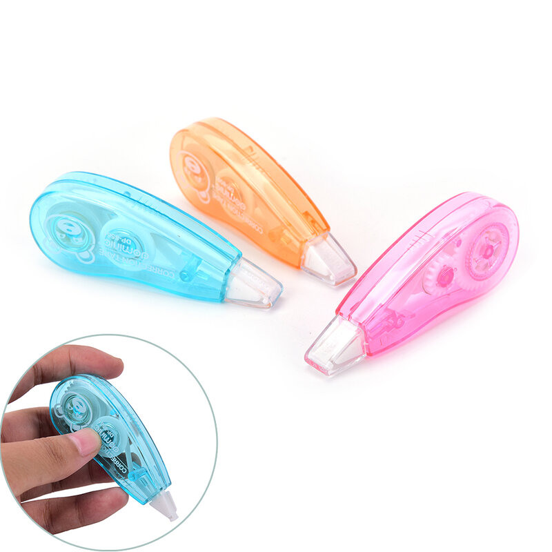 Correction Tape Useful Mini Double Sided Adhesive Roller, Tape Glue Dot Liner Petit Disposable Size:5mm*6m