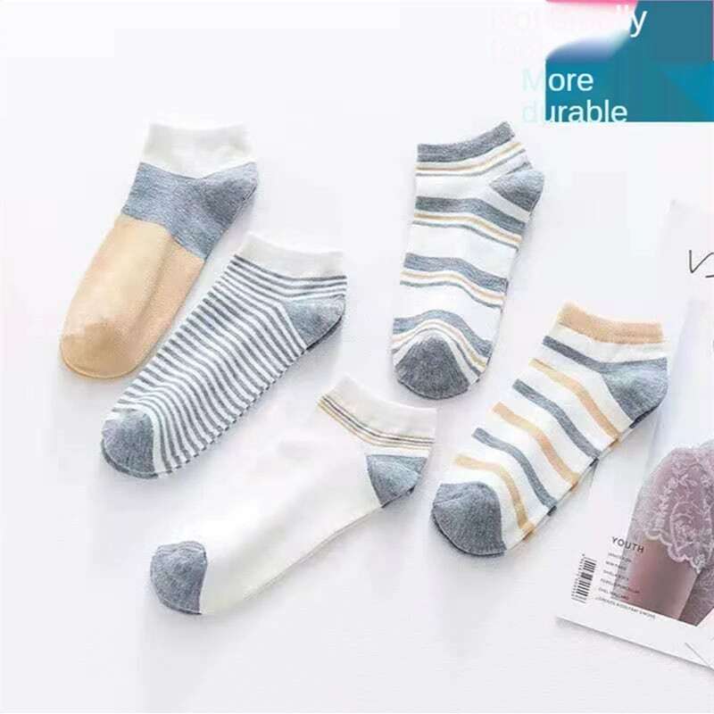 4 Pairs Breathable Bottom Badminton Socks Man Outdoor Running Sweat-absorbent Deodorant Sports Socks Women Short Socks Free