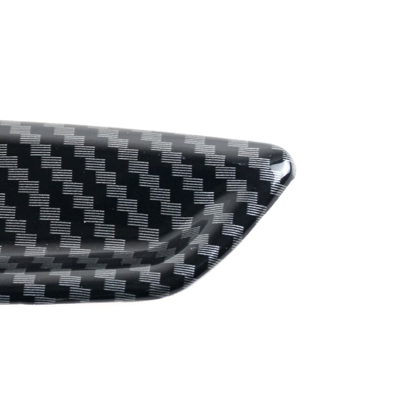 Cor de fibra carbono estilo do carro assento encosto cabeça botões quadro decoração adesivos capa guarnição para mercedes benz classe c w206 2022