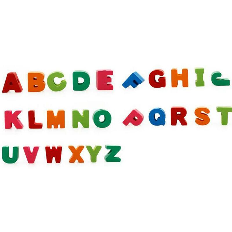 Kuulee светящиеся цифровые буквы городской трафик дети вокруг бисера Threading игрушки детские развивающие игрушки