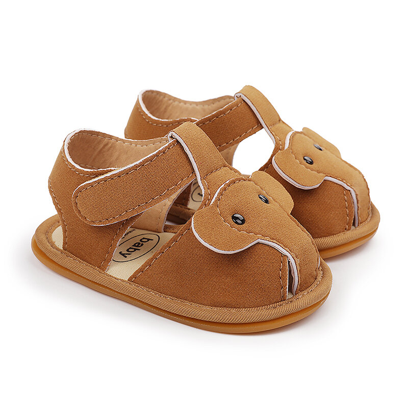 เด็กทารกรองเท้าแตะนิ่มลายการ์ตูน Anti-Slip ยาง Sole ในฤดูร้อนสำหรับเด็กทารกรองเท้าเด็กวัยหัดเดิน First Walkers 0-18เดือน