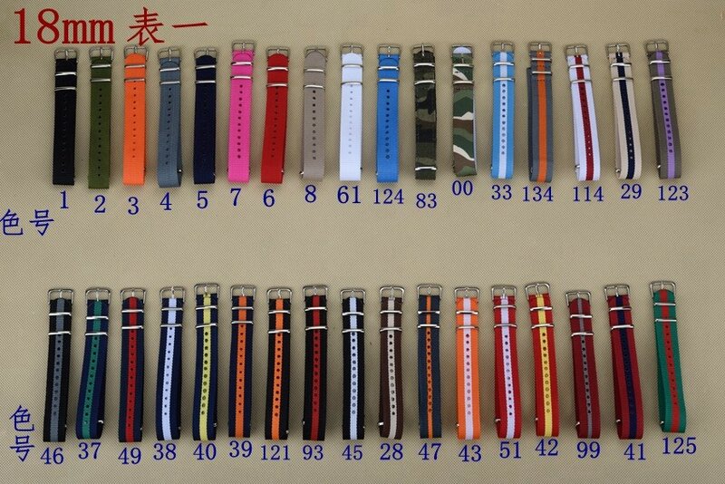 Zulu-Correa de reloj NATO de 18, 20, 22, 24 Mm, color caqui, militar, tela Nato, correa de nailon tejida, hebilla, accesorio de cinturón