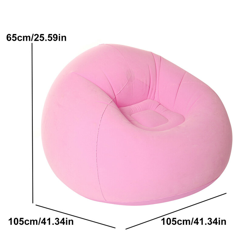 Puff-sofá inflável, assento grande para espreguiçadeira, sofá de sala de estar, sofá, sacola de móveis, pufe