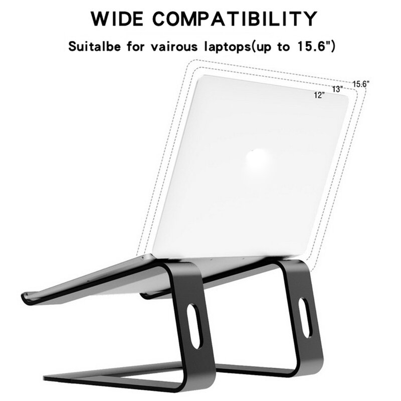 2021 notebook titular cooler acessórios do portátil portátil de alumínio notebook suporte portátil antiderrapante dissipação de calor titular