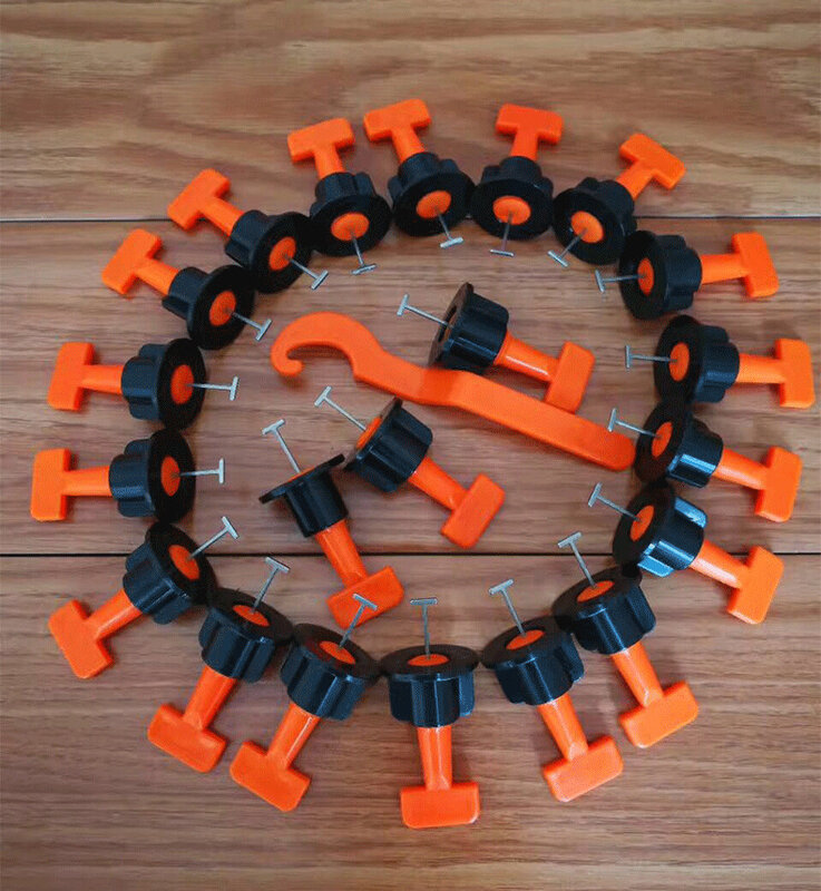 Tile Leveling System Level Wedges Tile Spacers Removable Wall Tiles Gap Locator Can Reuse Cross Floor Construction Tools
