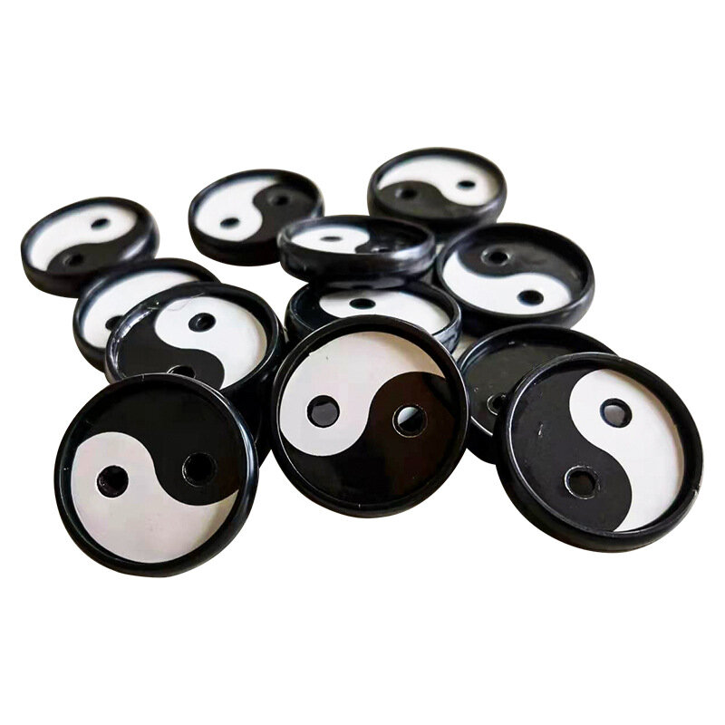 Anillos de encuadernación de plástico con forma de seta, anillos de encuadernación de 24MM con agujero de hoja suelta, botón de seta de plástico, 100 Uds.