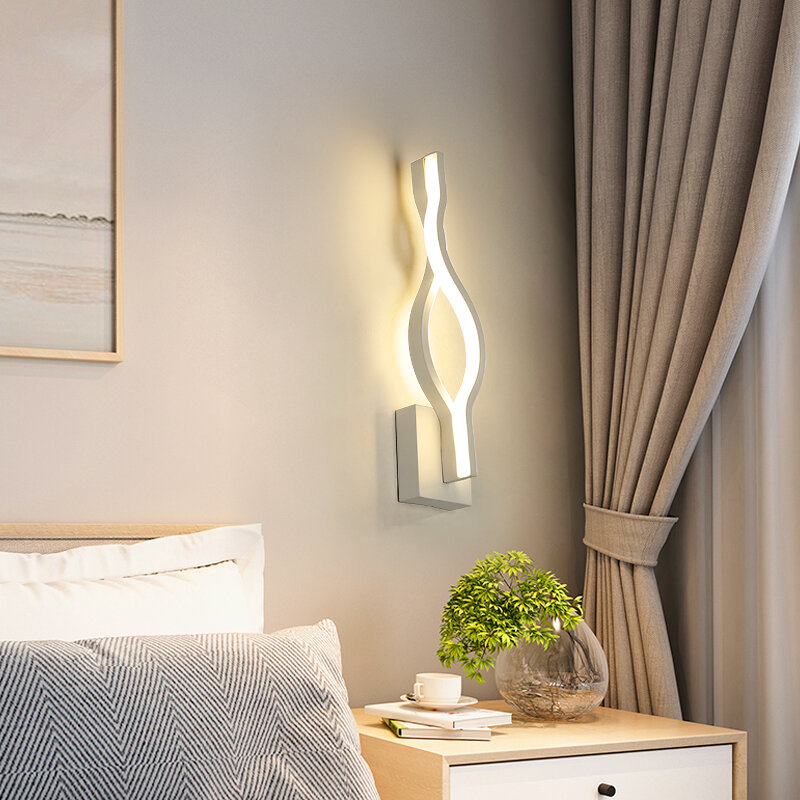 Lampu Dinding LED Akrilik Baru untuk Lorong Samping Tempat Tidur Tangga Ruang Makan Dapur Ruang Tamu Hotel Restoran Lampu Rumah Dalam Ruangan