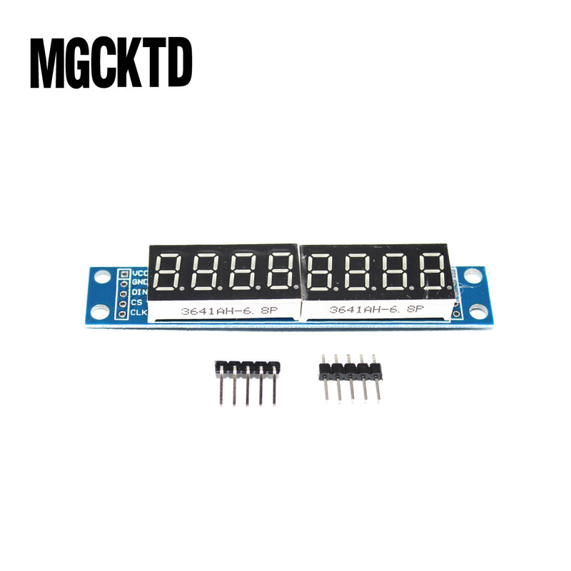 1 ชิ้น/ล็อต,MAX7219 Led โมดูล 8-Digit 7 Segment LED หลอด MCU