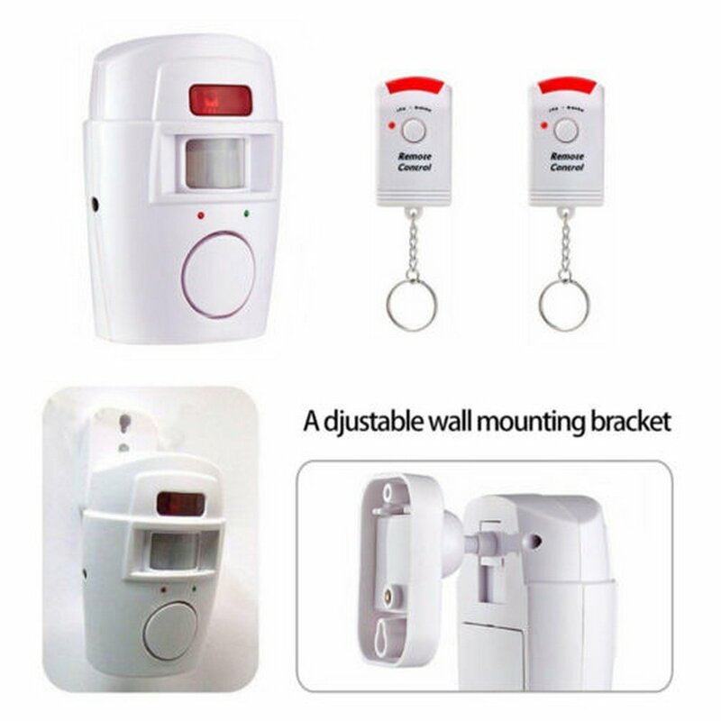 Alarm Detektor Sensor Nirkabel dengan Remote Kontrol Jendela Pintu untuk Sistem Alarm Rumah Sistem Keamanan Alarm