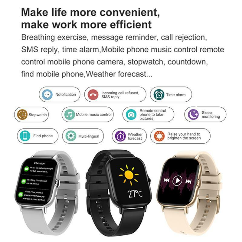 DT no.1 DT94 Bluetooth Call Smart Watch donna uomo Tracking schermo da 1.78 pollici batteria lunga Sport Smartwatch VS DT95 p8 plus