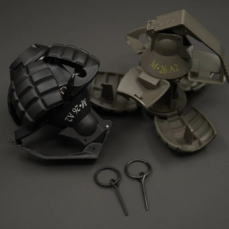 Wargame Outdoor Sport CS M26 A2 Dummy Grenade Burst Bomb For 6MM-8MM Water Gel Ball Airsoft 6mm BB