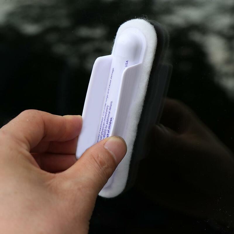 Para-brisa de plástico invisível para automóveis, limpador repelente de água e chuva, 1 peça
