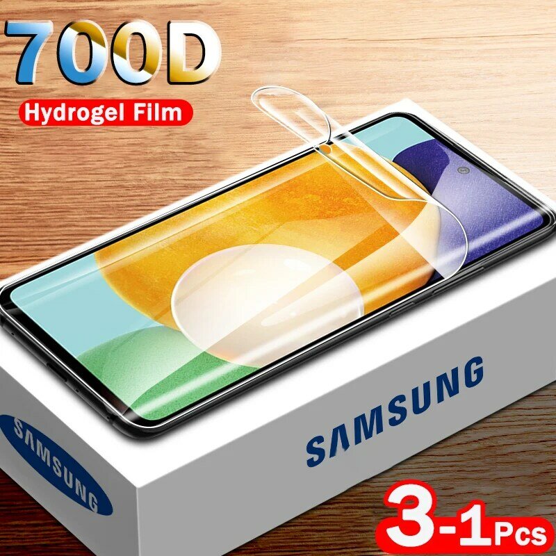Hydrogel Film Voor Samsung A51 A71 A52 A70 Screen Protector M51 M31 M30 M21 A20 E A41 A40 A30 A40 a60 A80 A90 Niet Glas Een 52 Een 51