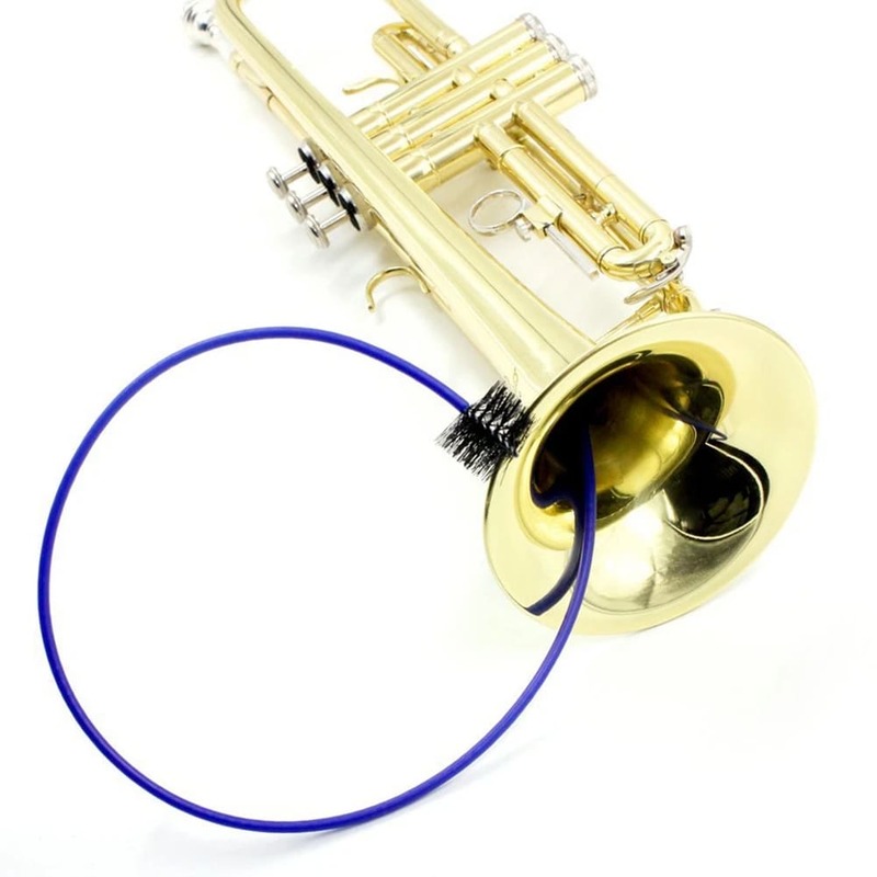 Boquilla de soplado de latón para trompeta, Kit de limpieza de varilla, cepillo de válvula, accesorios para instrumentos de viento, nuevo, 3 unids/set