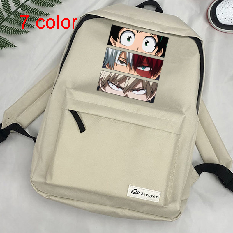 My Hero Academia Bakugou Todoroki Boku No Hero Academia Bolsas Backpack Bagpack Laptop Fashion Anime Girl Infantil Backpack
