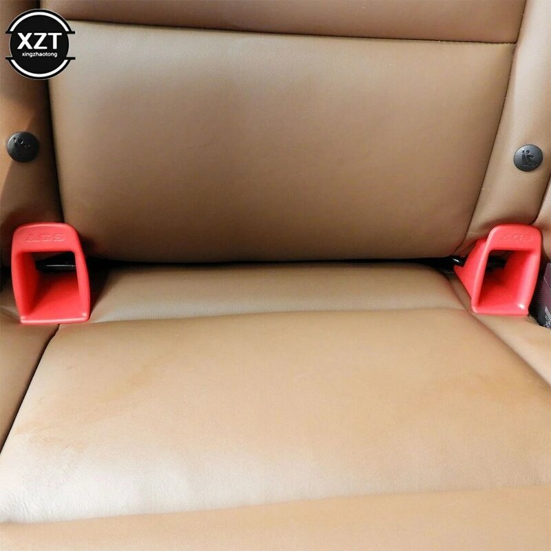 1 par de carro assento do bebê isofix trava cinto conector guia sulco assento interior do carro do bebê acessórios segurança alta qualidade