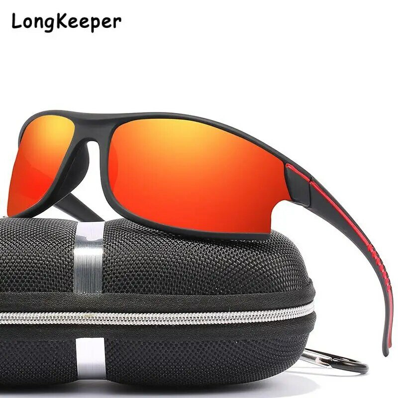 Brand Design Polarized Sunglasses Men Women Driver Shades UV400 Male Vintage Sun Glasses Men Square Mirror Fishing Oculos de sol