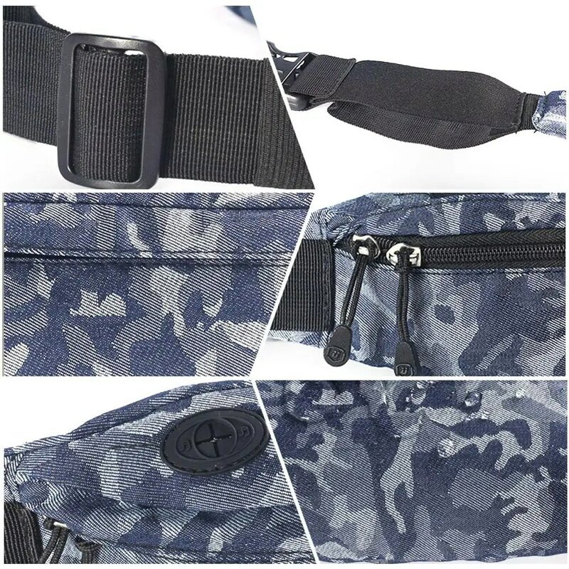 Draagbare Outdoor Sport Militaire Taille Verpakking Tactische Camouflage Leger Mobiele Telefoon Pouch Grote Capaciteit Riem Pack Verstelbare