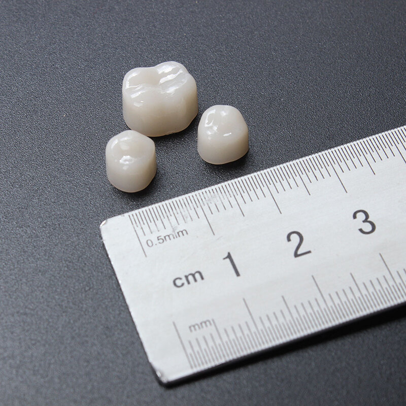 115 個樹脂歯科冠材料一時的な歯クラウン現実的な経口歯前 & 臼歯