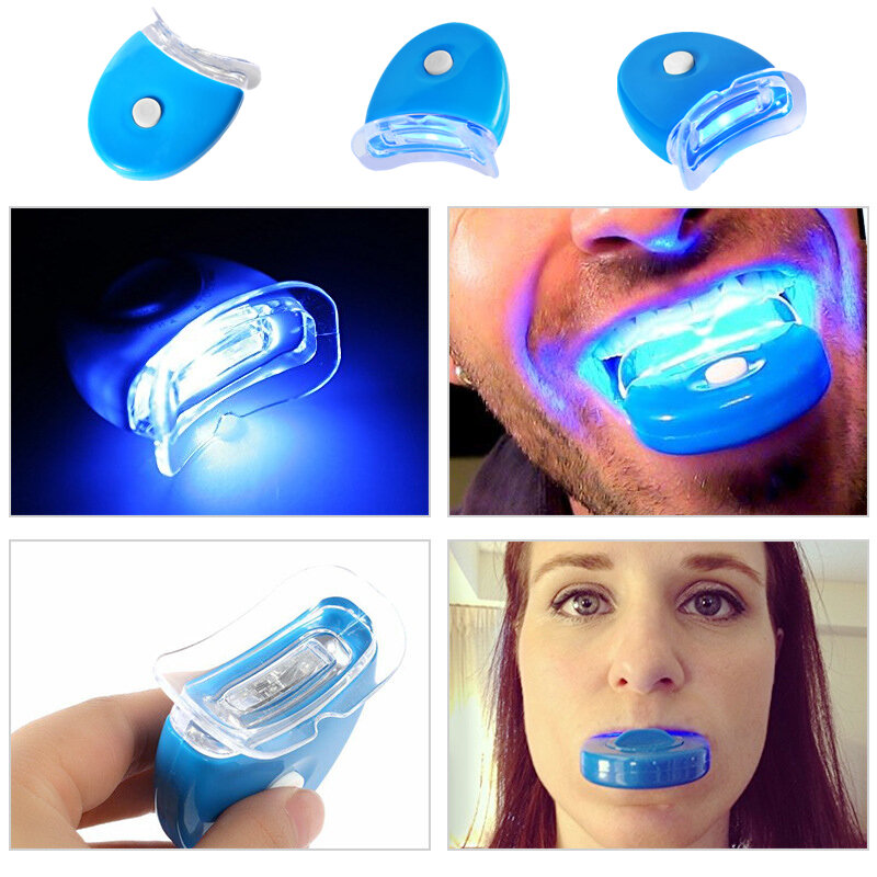 LED Whitening อุปกรณ์ Dental Health Oral Care Blue Light ฟัน Whitener เครื่องมือความงาม