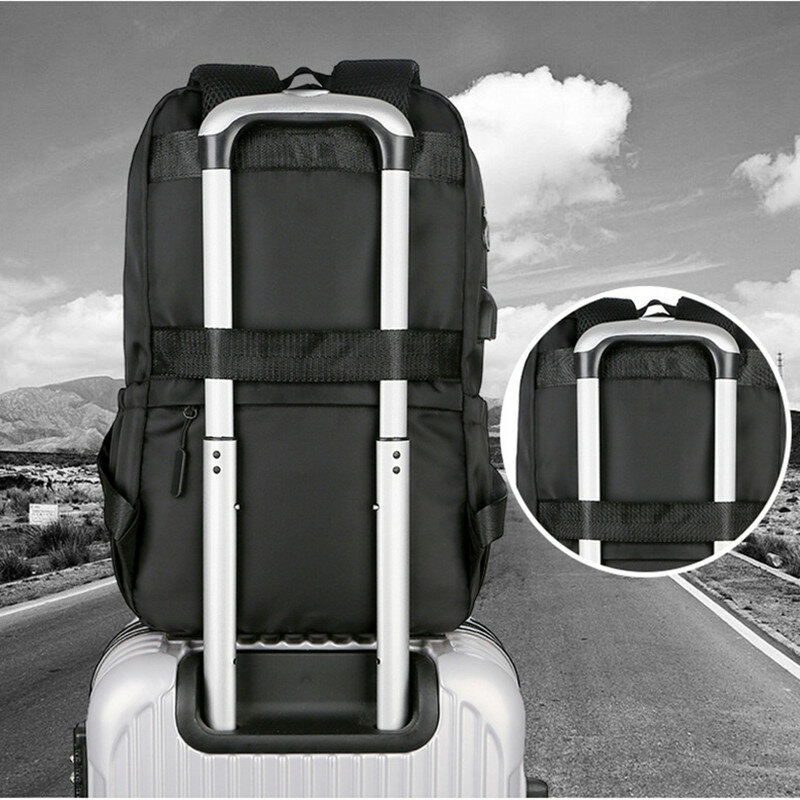 2022 nowy plecak co dzień podróży biznes pojemna na Laptop plecak USB wielofunkcyjny wodoodporny moda plecak studencki