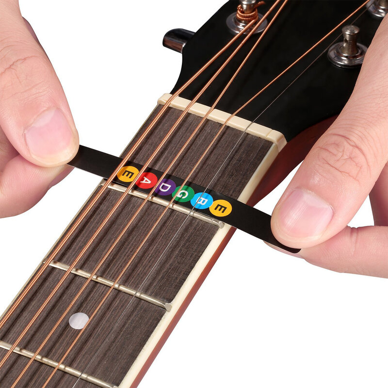Adesivo de mapa para guitarra, fretboard, notas, dedo, traste, 6 cordas, violão e guitarra elétrica