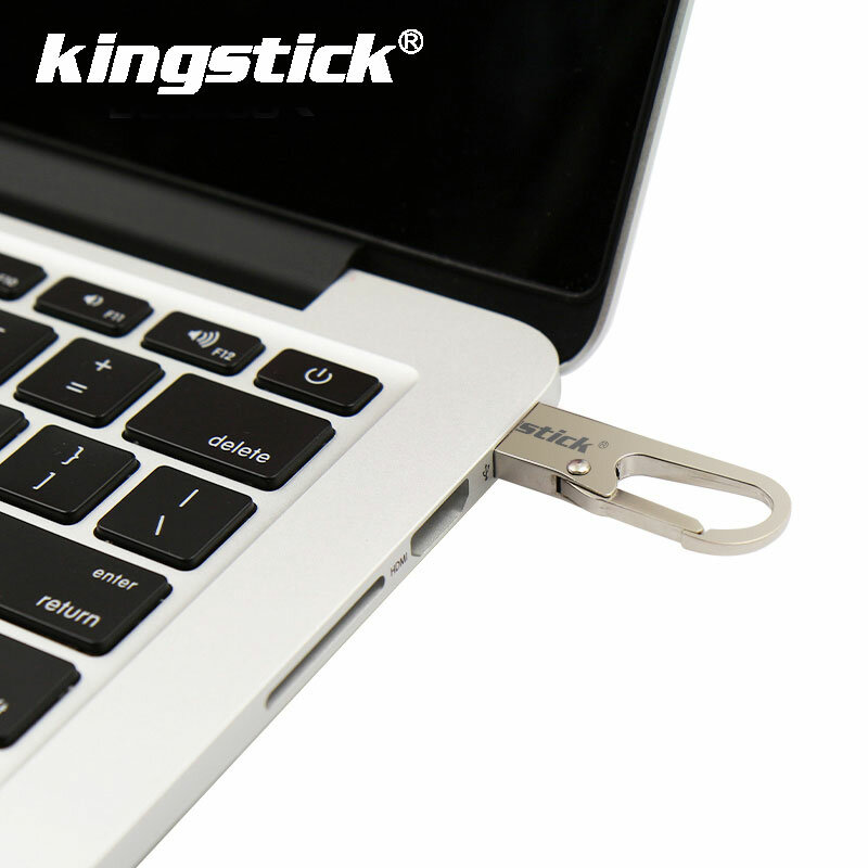 Kingstick USB Flash Drive Kecepatan Tinggi Pen Drive Logam 16GB 32GB 64GB 128GB 256GB Pendrive Tahan Air USB Stick 3.0 Memory Stick