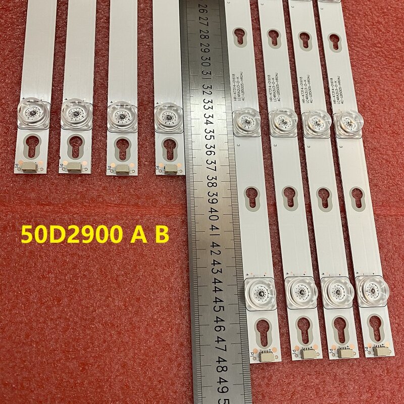 5set = 40 pezzi retroilluminazione A LED per TCL 5050e17us 50P20US 50D2900 A B 50HR330M05A9 50HR330M04B9 V4 4C-LB5005 LB5004-HR13J HR03J