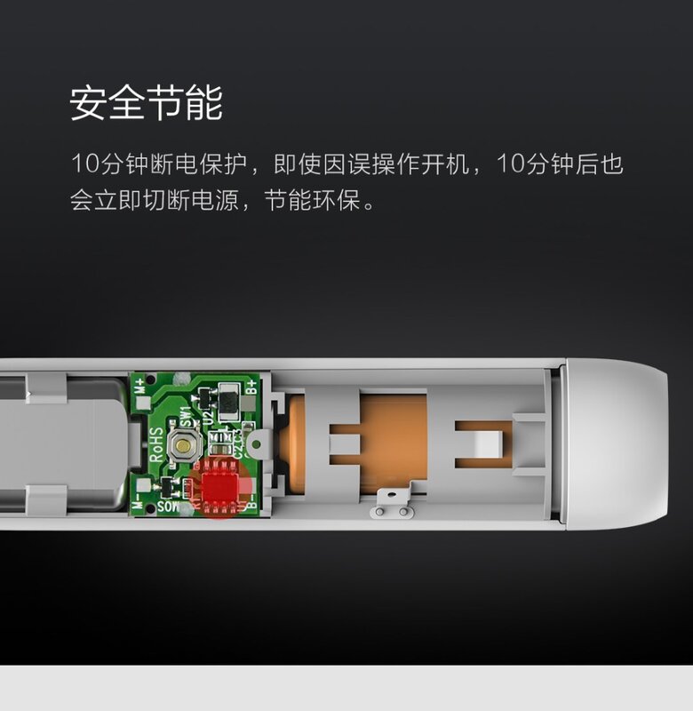 Xiaomi mijia soocas ipx5 à prova dwaterproof água nariz aparador de pêlos sobrancelha clipper lâmina afiada sem fio nasal cleaner para homens