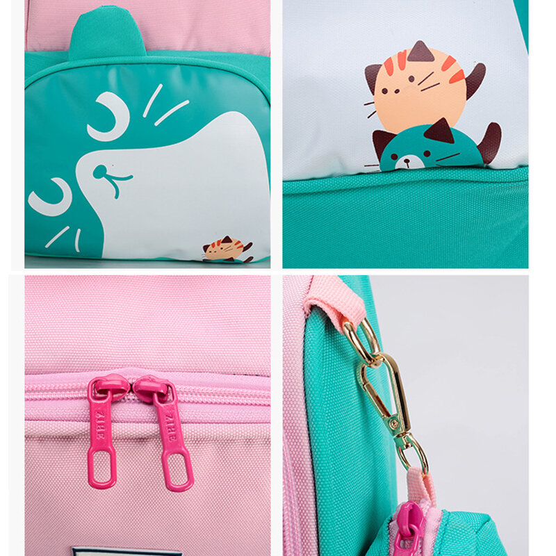 Słodki kociak torby szkolne dla dziewczynek dzieci plecak dla dzieci tornister dla dzieci plecak szkolny dla dziewczynek