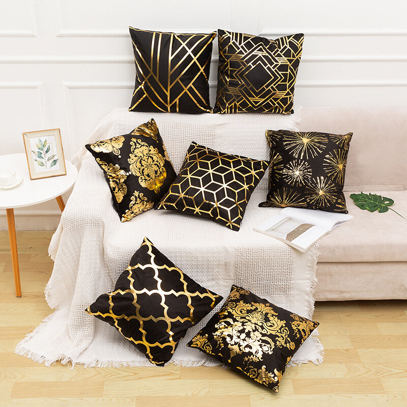 Funda de cojín de lino y algodón, cubierta decorativa de 45x45cm para sofá, silla, Cojines para decoración del hogar