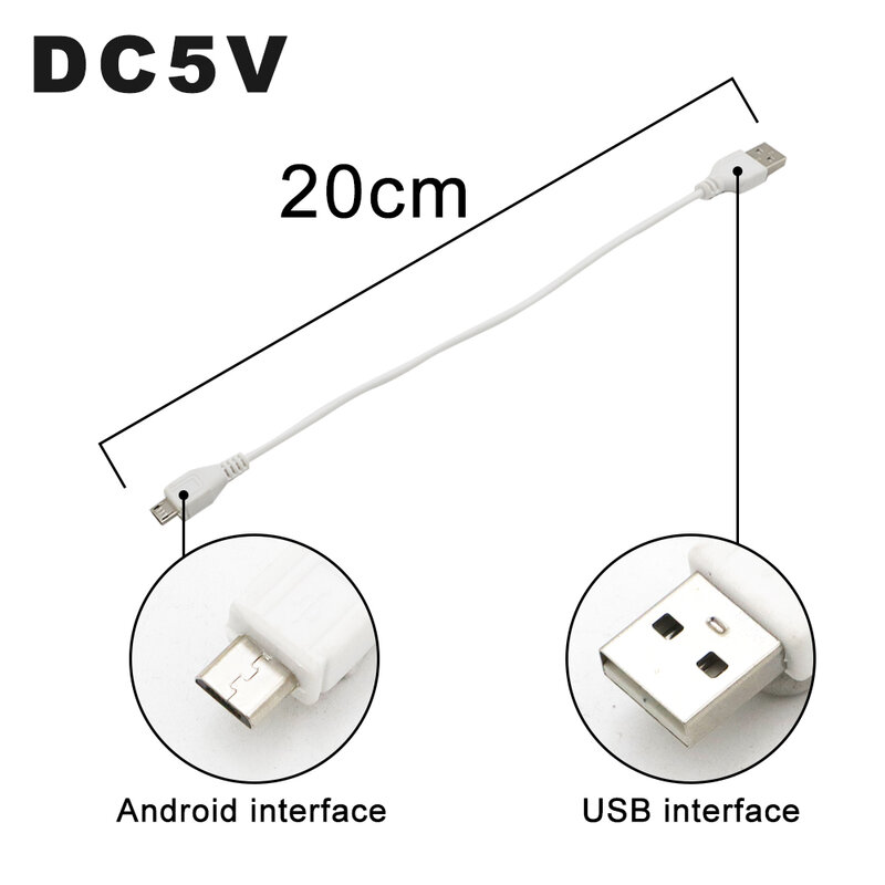 Dc5v uv gel cura luz mini ultravioleta cura lâmpada usb para android interface uv cura luzes powerer por adaptador para manicure