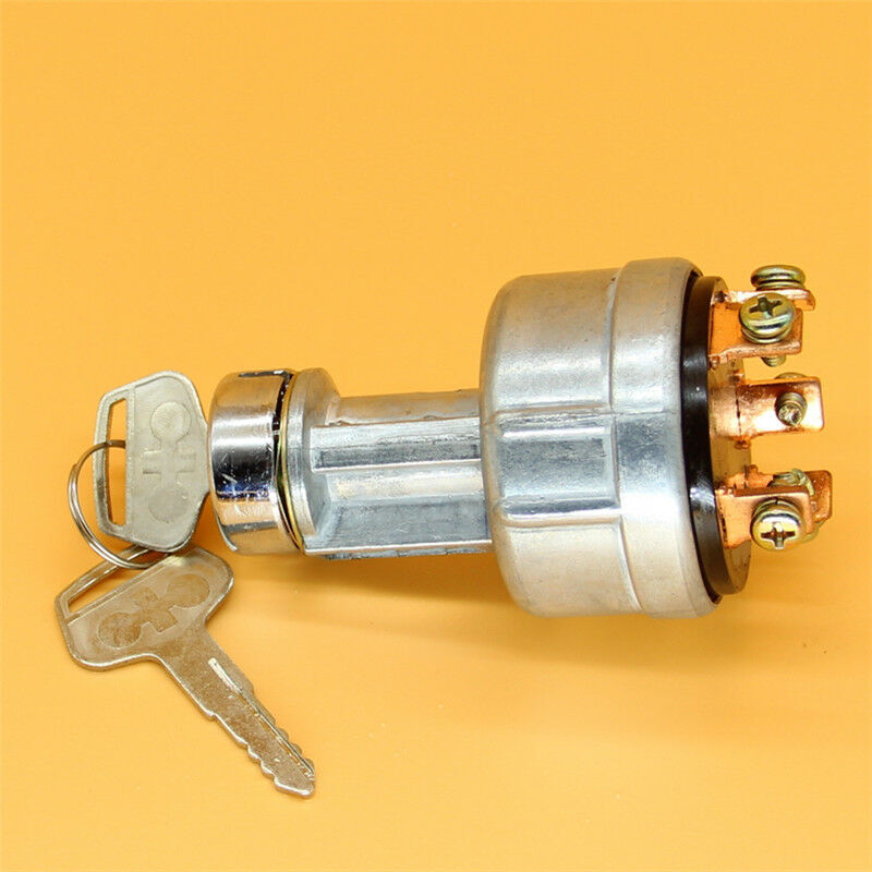 Interruptor de encendido de 6 polos con 2 llaves, compatible con John Deere, YANMAR 155, 180, 1300, 1510, 1720, 1810, 1820