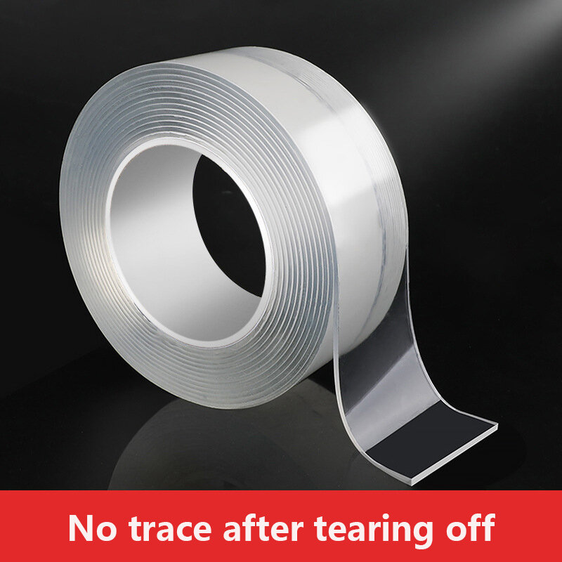 1/2/3/5m Multifunction Nano Tape Transparent Double Sided Tape New Reusable Strong Gel Sticker Waterproof Magic Adhesive Tape