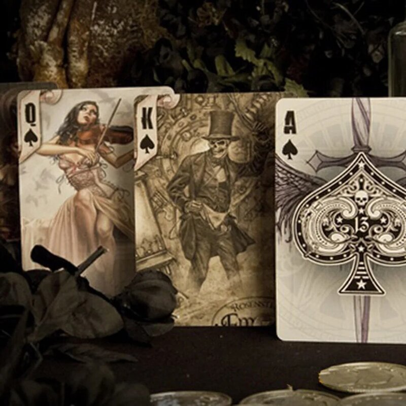 Cartas de juego de Alchemy 1977 para bicicleta, cartas de juego de Inglaterra, trucos de magia avanzados, colección de mago, versión limitada, póker de cartería