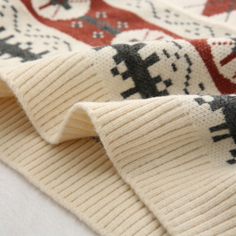 Женский свитер с высоким воротником, новый простой осенне-зимний пуловер с принтом в стиле Харадзюку