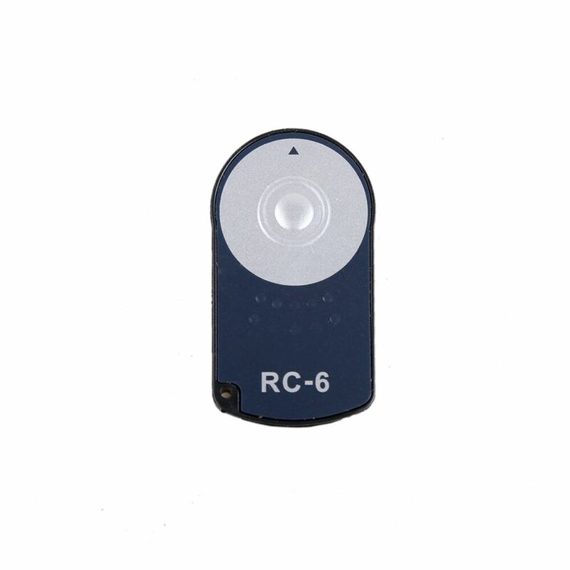 RC-6 câmera IR Controle Remoto sem fio Para CANON 600D 650D 450D 500D 550D 750D 5D 6D 7D