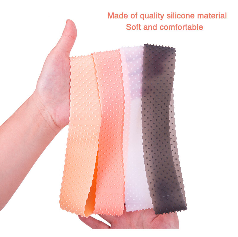 Alileader-banda de silicona ajustable para peluca, cinta para el agarre de la peluca, para encaje Frontal, elástica, antideslizante