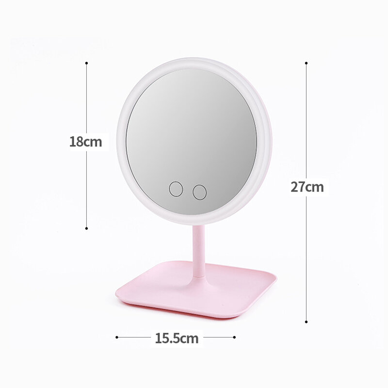 化粧鏡led光ドレッシングテーブルミラー美容リング光ミラー美容ツール用補助光小ミラー